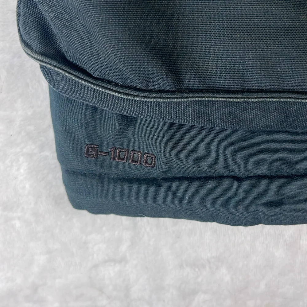 Fjallraven Barents Parka Men's Navy Blue G-1000 Jacket Size S Faux Fur Hood